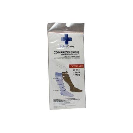 Compressiekous beige XL 29 - 33 cm van Solvacare