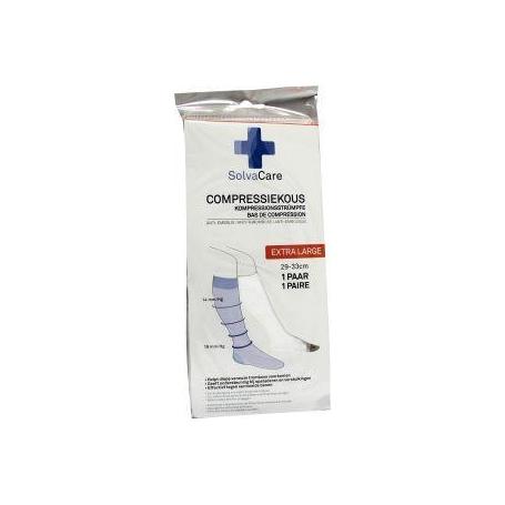 Compressiekous wit XL 29 - 33 cm van Solvacare