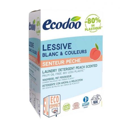 Wasmiddel perzik bag in box bio van Ecodoo