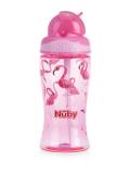 Flip it beker 360ml roze van Nuby