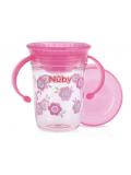 Wonder cup 240ml roze 6+ maanden van Nuby