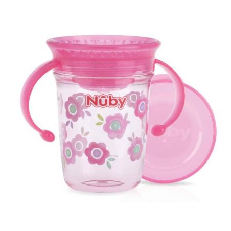Wonder cup 240ml roze 6+ maanden van Nuby