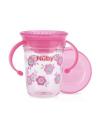 Wonder cup 240ml roze 6+ maanden van Nuby