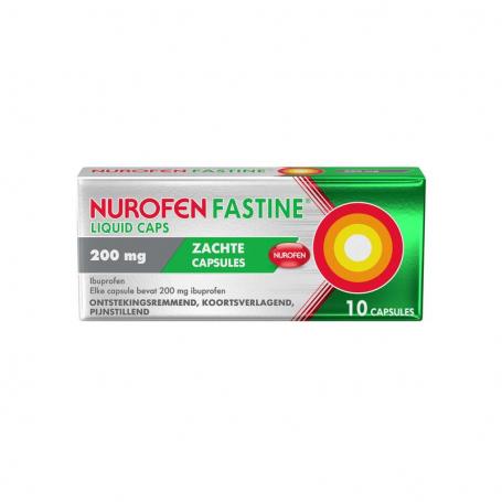 Fastine liquid caps 200 mg van Nurofen