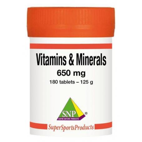 Vitamins minerals complex van SNP
