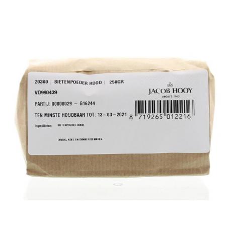 Bietenpoeder rood van Jacob Hooy