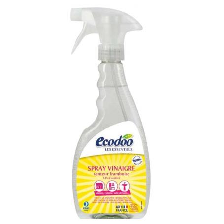 Witte alcoholazijn met frambozengeur spray bio van Ecodoo