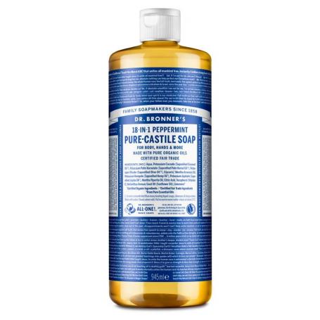Liquid soap pepermunt van Dr Bronners