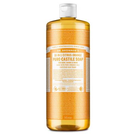 Liquid soap citrus/orange van Dr Bronners