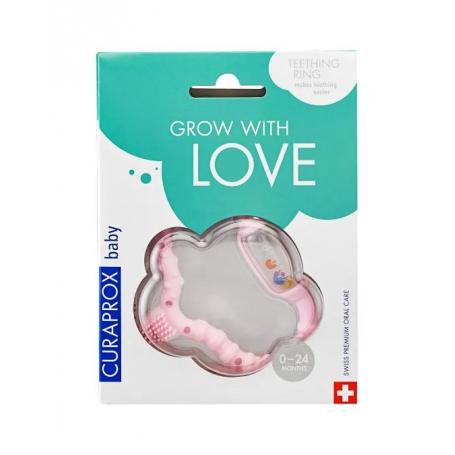 Bijtring roze van Curaprox