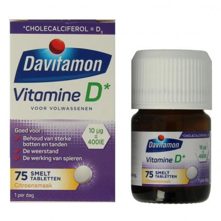 Vitamine D volwassenen smelttablet van Davitamon