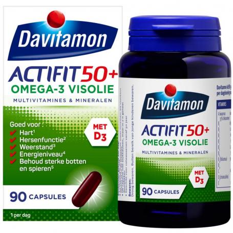 Actifit 50+ omega 3 van Davitamon