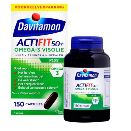 Actifit 50+ omega 3 van Davitamon