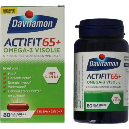 Actifit 65+ omega 3 van Davitamon