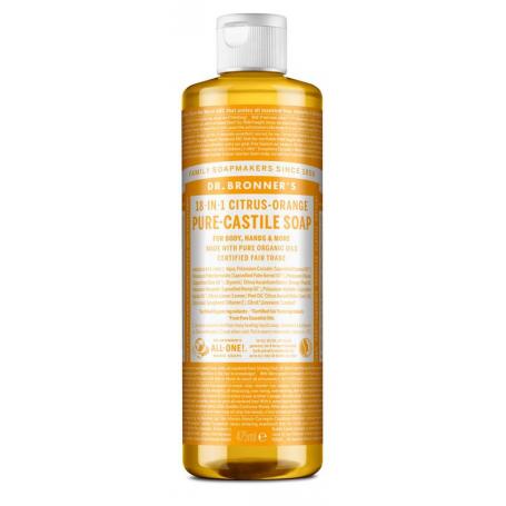 Liquid soap citrus/orange van Dr Bronners