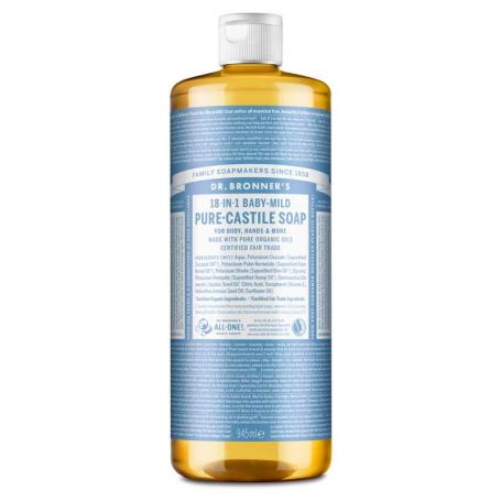 Baby liquid soap neutral mild van Dr Bronners