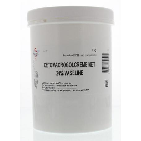 Cetomacrogol creme 20% vaseline van Fagron