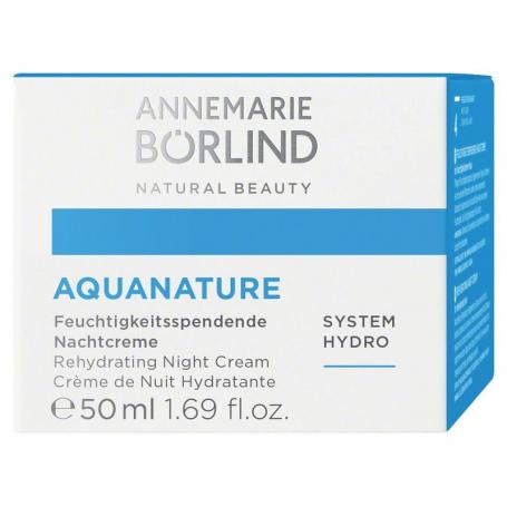 Aquanature hydraterende nachtcreme van Borlind