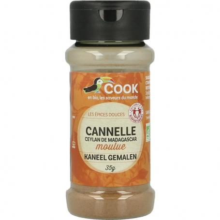 Kaneel Ceylon gemalen bio van Cook
