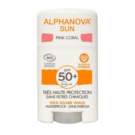 Sun stick face pink SPF50+ van Alphanova Sun