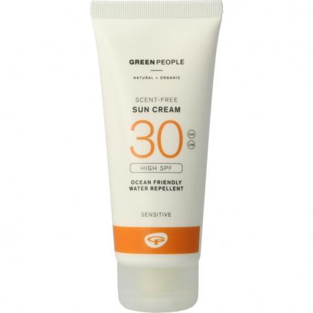 Green People Zonnebrand SPF30 parfumvrij (100 ml) van Green People