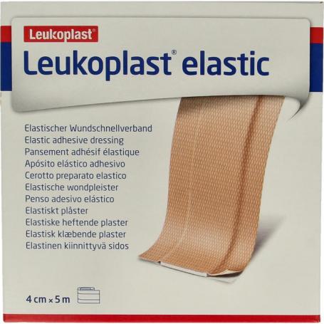 Elastic wondsnelverband 5m x 4 cm van Leukoplast