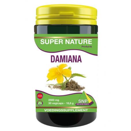 Damiana extract 2500mg puur van SNP