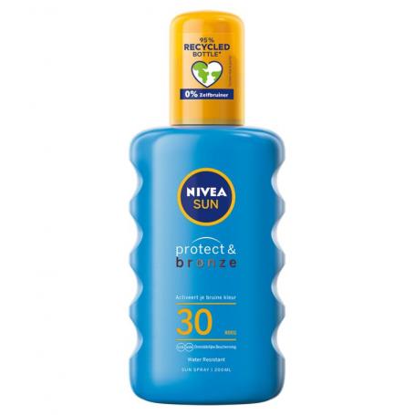 Sun protect & bronze beschermede spray SPF30 van Nivea