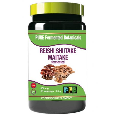 Reishi shiitake maitake fermented 300mg puur van SNP