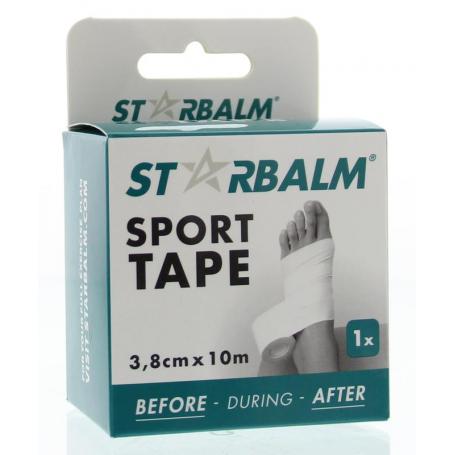 Sport tape 3.8cm x 10m single box van Starbalm