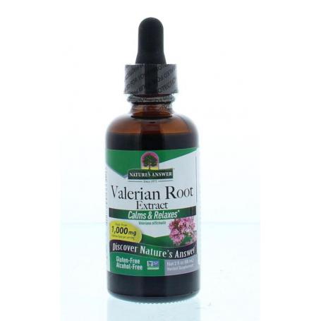 Valeriaan extract alcoholvrij van Natures Answer