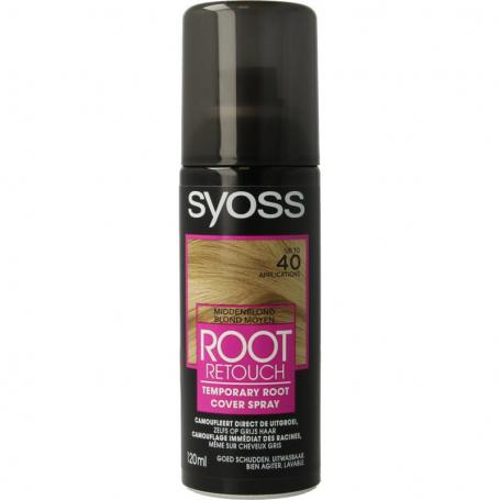 Uitgroeispray middenblond van Syoss