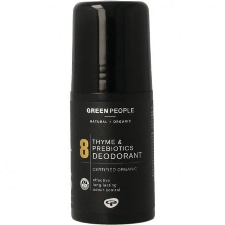 Green People Men deo 8 thyme & prebiotics (75 ml) van Green People