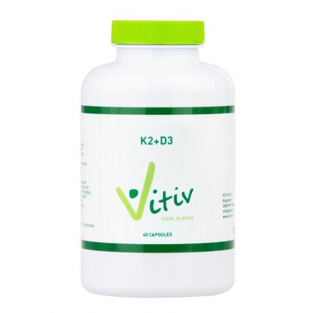Vitamine K2 (MK7) + D3 van Vitiv