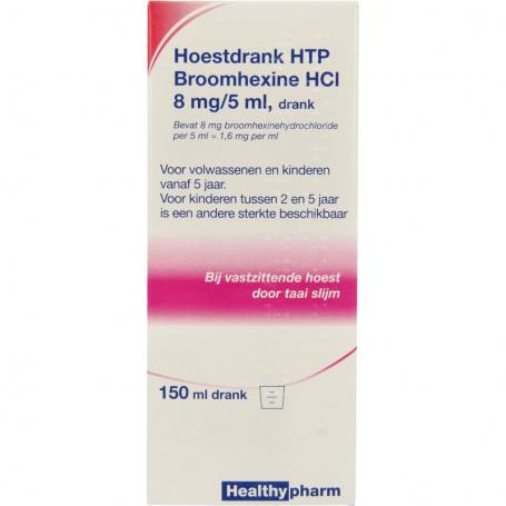 Broomhexine hoestdrank 8 mg van Healthypharm