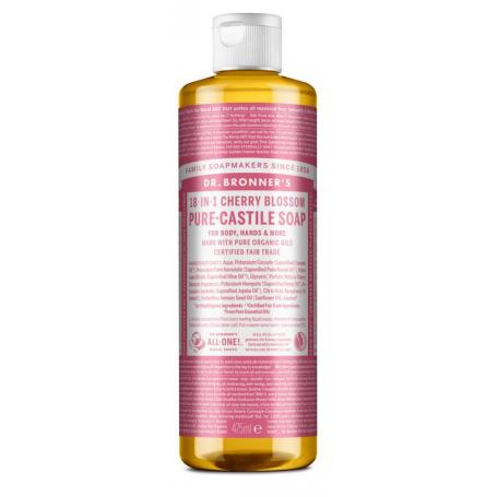 Liquid soap cherry blossom van Dr Bronners