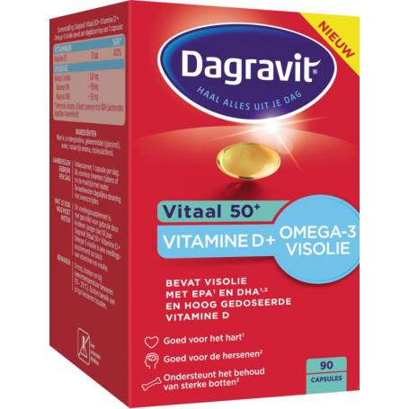 Vitaal 50+ omega/vitamine D van Dagravit