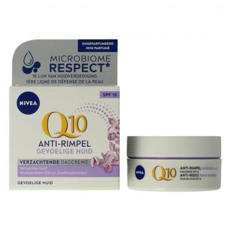 Q10 Power sensitive dagcreme SPF15 van Nivea
