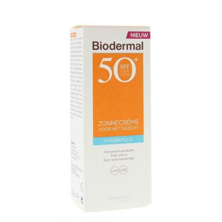 Zonnecreme gezicht hydraplus SPF50 van Biodermal