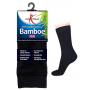 Bamboe sok lang zwart maat 43-46 van Lucovitaal