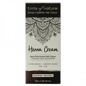 Henna cream dark brown semi permanent