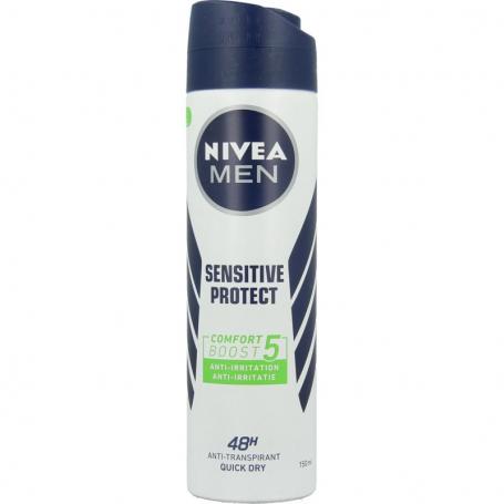 Men deodorant spray sensitive protect van Nivea