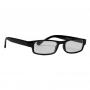 Overkijk leesbril zwart +2.50 van Melleson Eyewear
