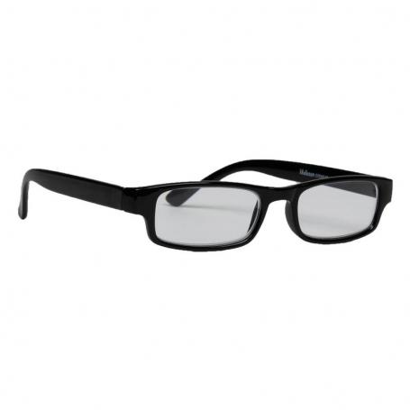 Overkijk leesbril zwart +2.50 van Melleson Eyewear
