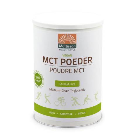 Vegan MCT poeder coconut pure van Mattisson
