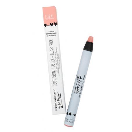 Le papier moisturising lipstick coral van Beauty Made Easy