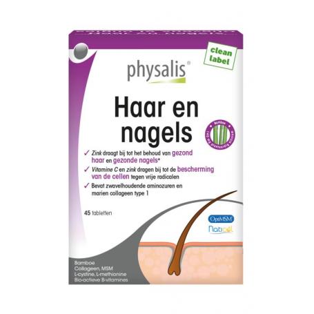 Haar en nagels van Physalis