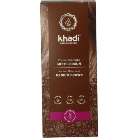 Haarkleur medium brown van Khadi