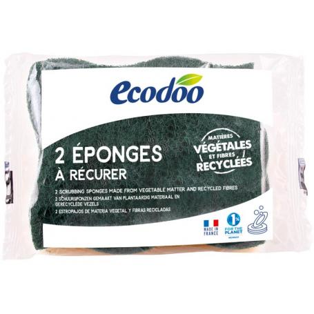 Schuurspons plantaardig bio van Ecodoo