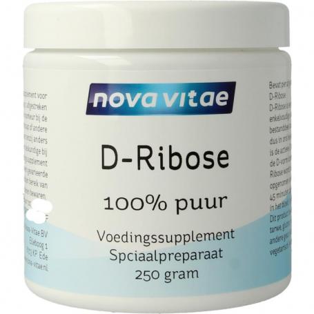 D Ribose 100% puur van Nova Vitae